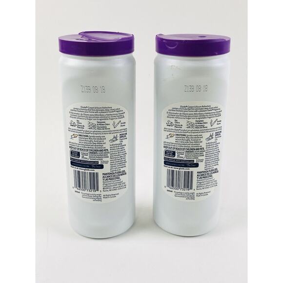 Two Glade Carpet & Room Refresher Lavender Peach Blossom Odor Eliminator 32 oz - Picture 3 of 8